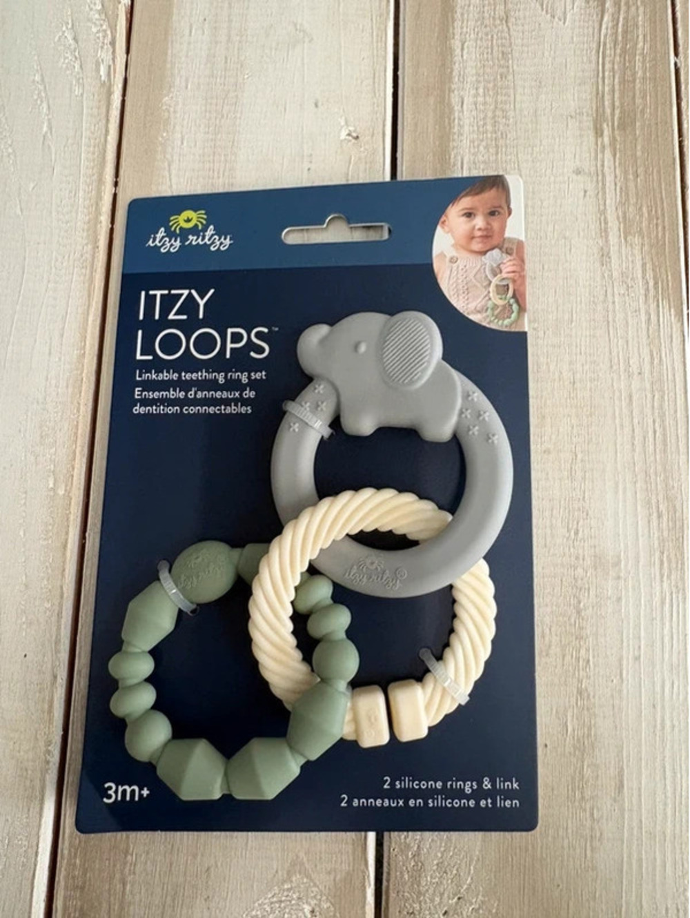 NWT Itzy Ritzy Itzy Loops Elephant